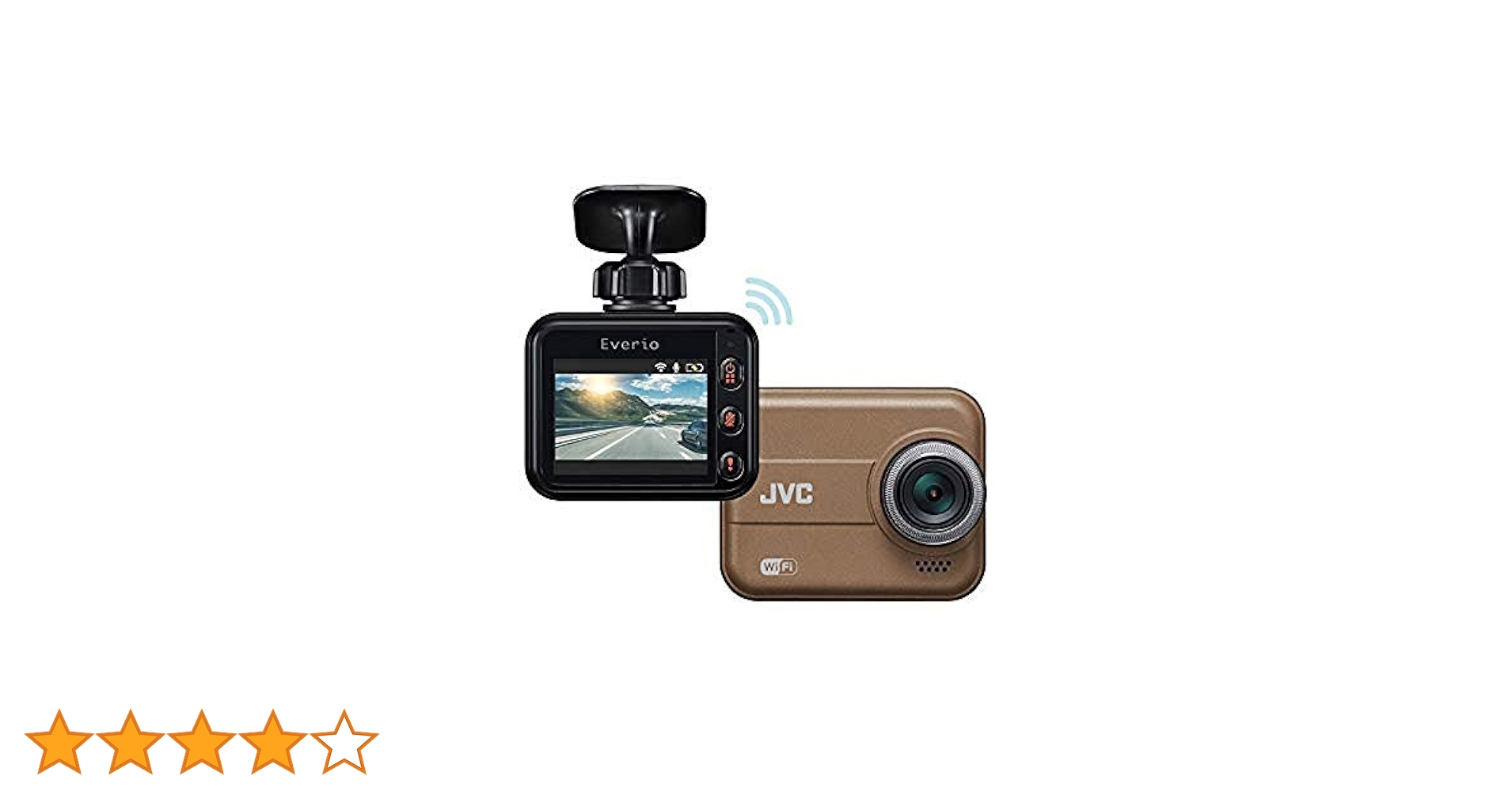 JVC ドライブレコーダー GC-DR20 Wi-Fi機能付き 論よりスマホ」、撮った映像をスマホで確認できるWi-Fi®機能を